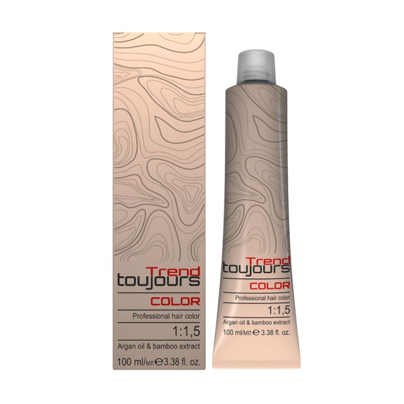 Перманентна фарба для волосся Trend Toujours Color Professional Hair Color 3.78 Black Pearl, 100 мл